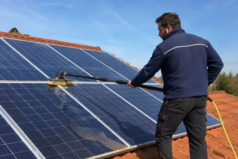 Nettoyage et entretien de panneaux solaires à Sivergues