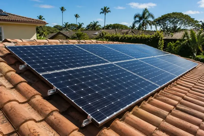 Installation de panneaux solaires à Sivergues